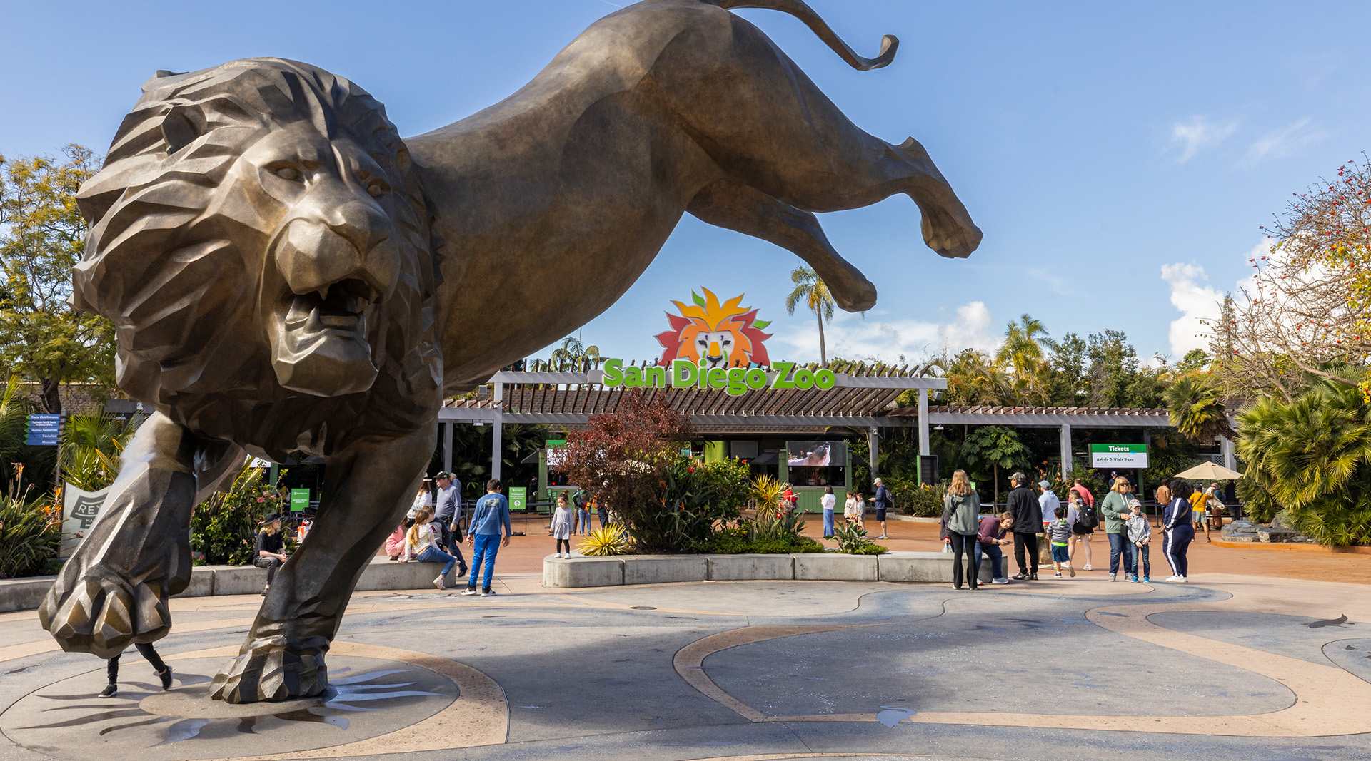 Zoo front entrance